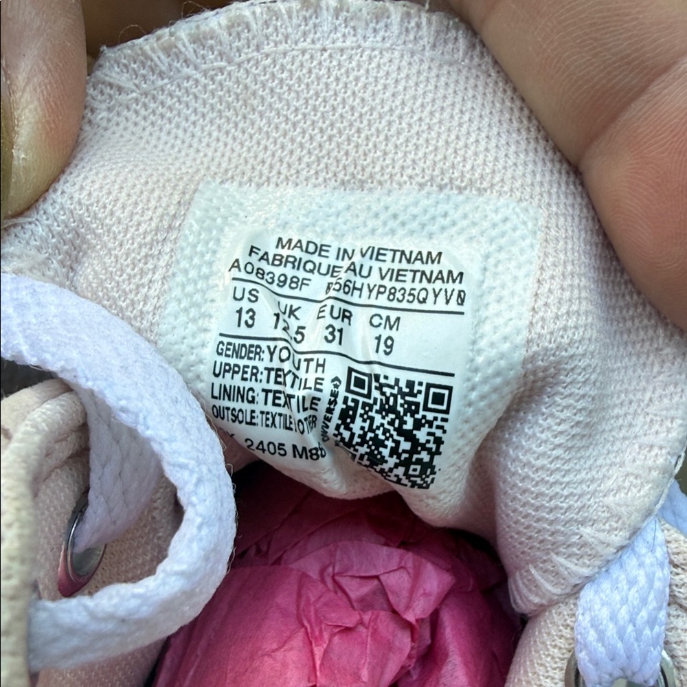 Converse Girls Floral Pink High-Tops - Picture 12 of 12